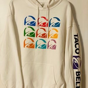 NWT Taco Bell Hoodie Hooded Sweatshirt Men’s Small